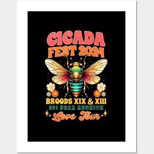 Entomology Cicada Cicada Fest 2024 Posters and Art